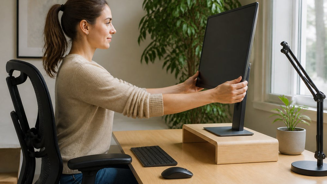 How to Set Up a Monitor for Ergonomic Comfort