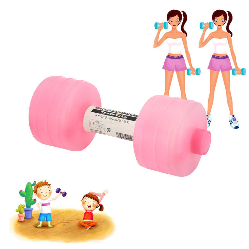 Portable water dumbbell weight for travel workouts