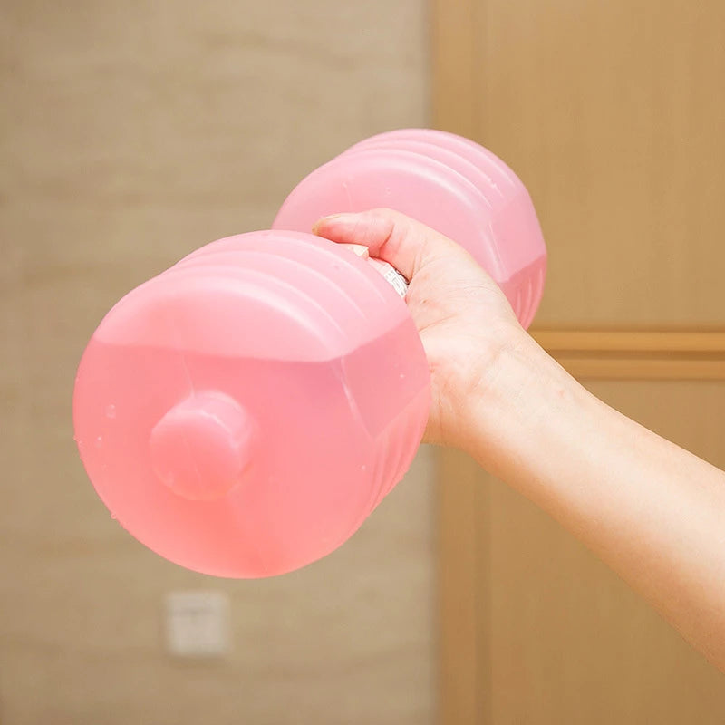 Portable water dumbbell weight for travel workouts