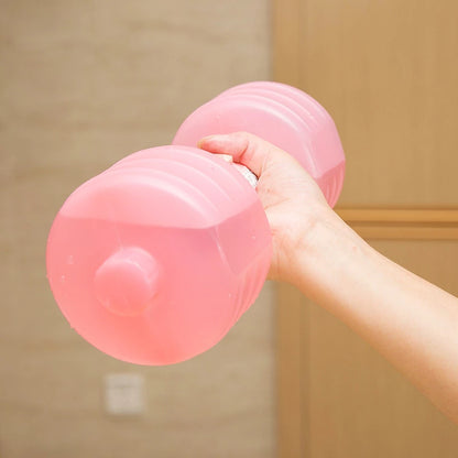 Portable water dumbbell weight for travel workouts