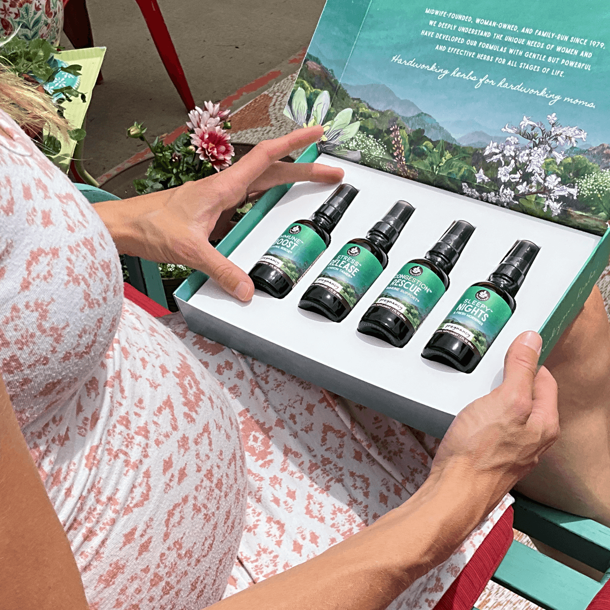 Pregnancy Essentials Kit with Gift Box WishGarden Herbs
