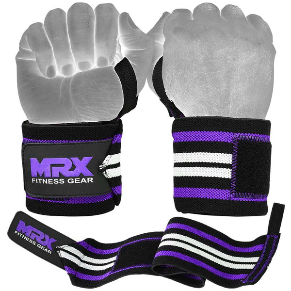 MRX Power Weightlifting Wrist Wraps – Premium Gym Workout Straps