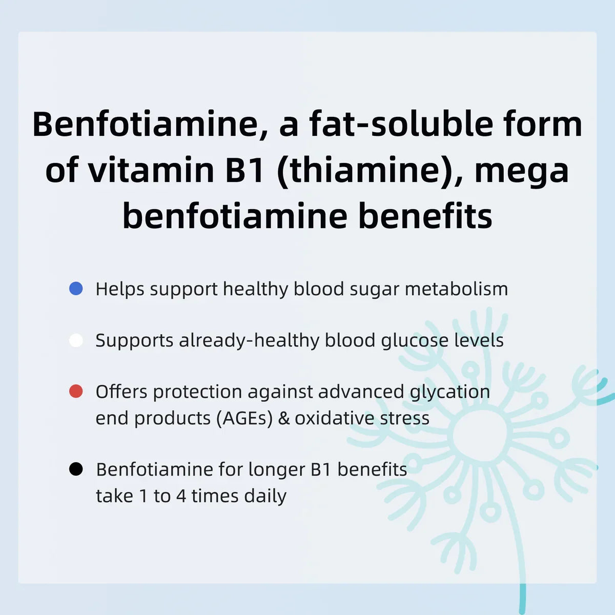 Benfotiamine 600mg Plus 20mg Vitamin B1 | 120 Veggie Capsules | Made in USA | 3rd Party Tested | Fat Soluble Vitamin B1 Thiamine Supplement | Non-GMO | Gluten Free I Love Health Store