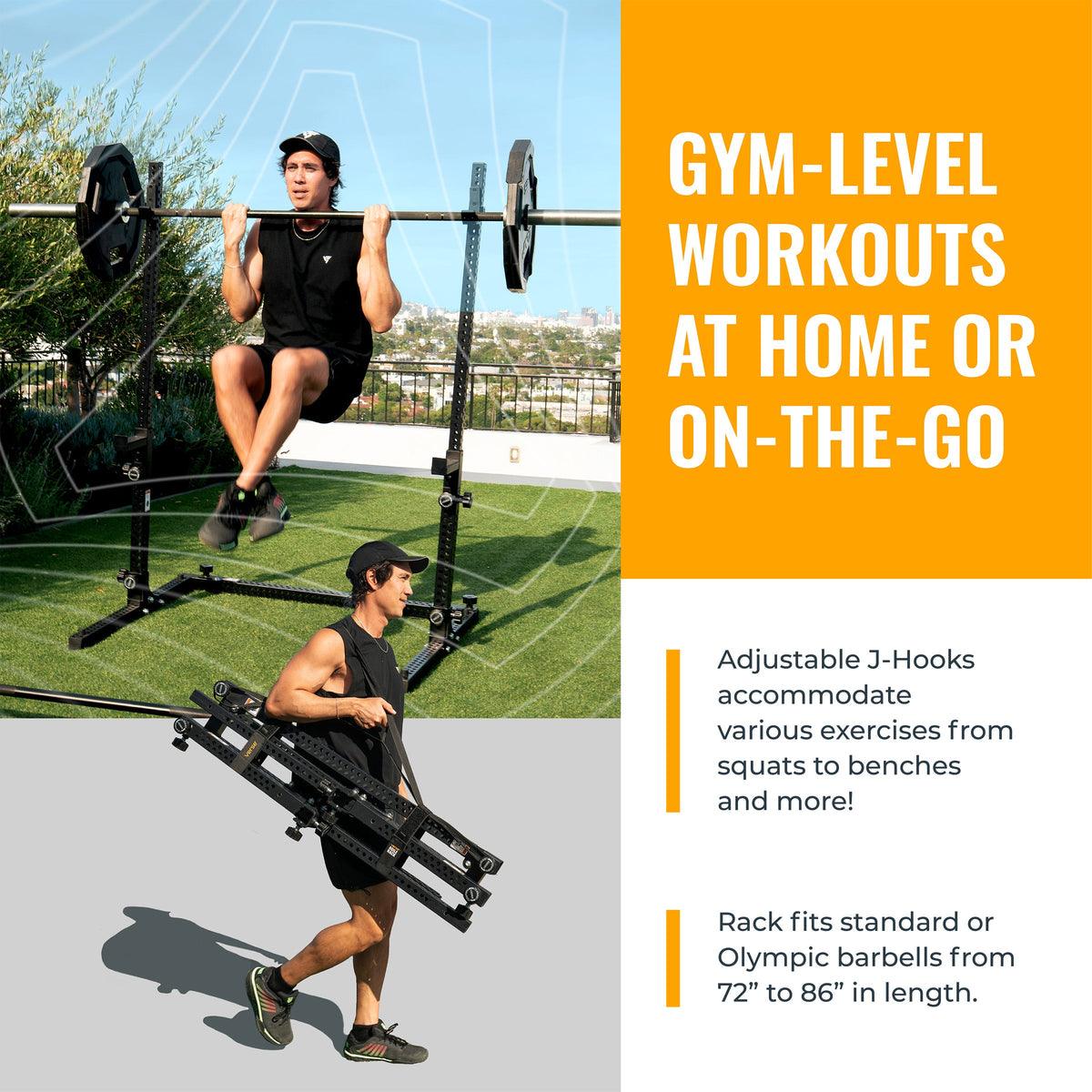 Verse® Agile Rack NEO — Ultra-lightweight Portable Squat Rack For Home Gyms, Apartments, Mobile Trainers and Studios Verse Fitness