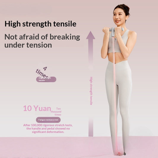 Foot pedal resistance band for home workouts