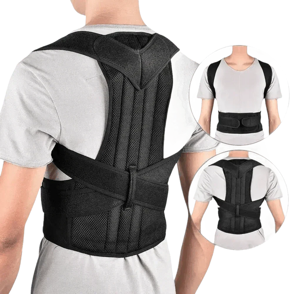 Black Posture Corrector Belt