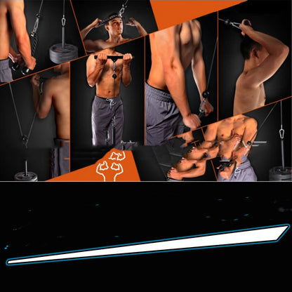 Home workout pulley system for weight training