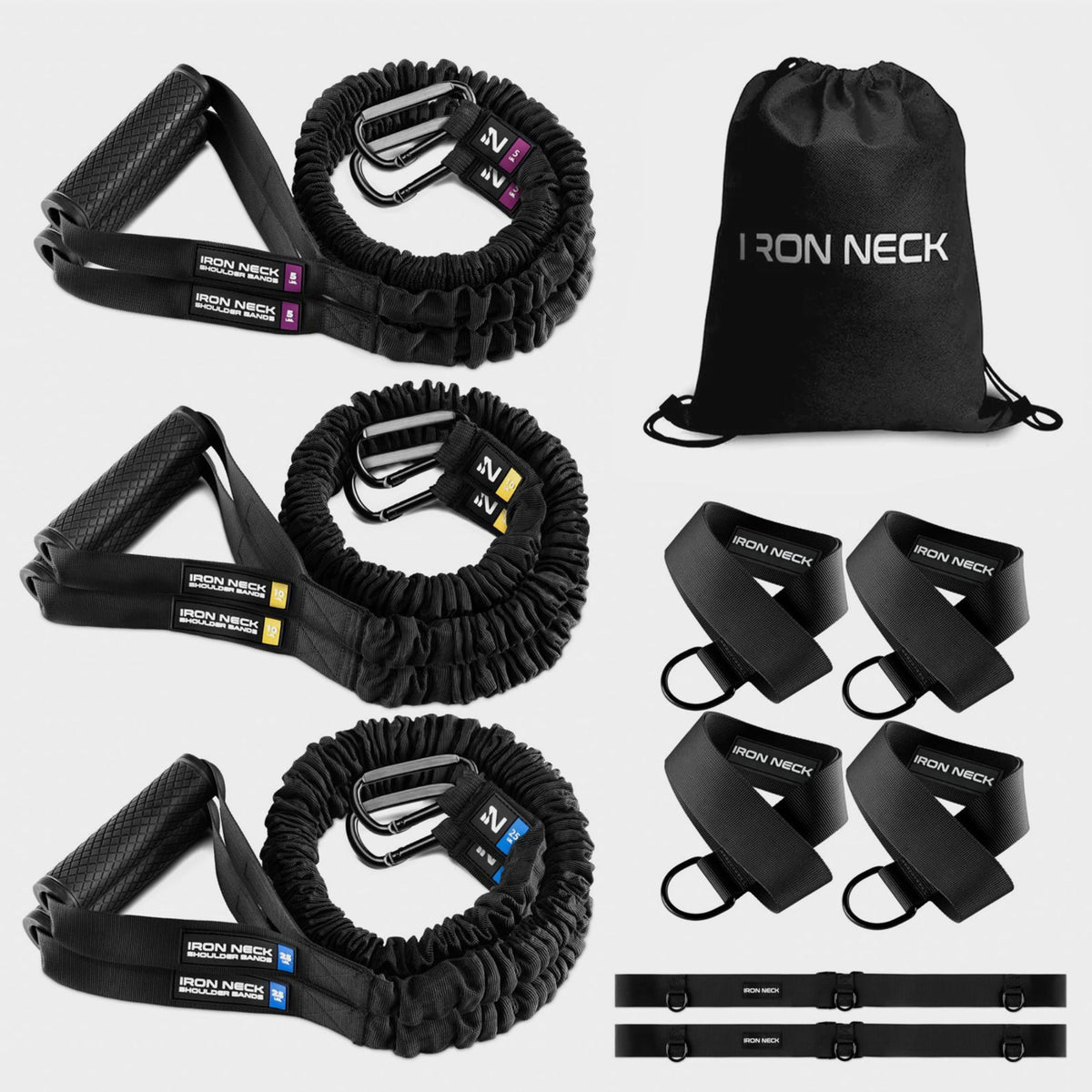 Prehab and Performance Shoulder Bands (Set of 6) Iron Neck